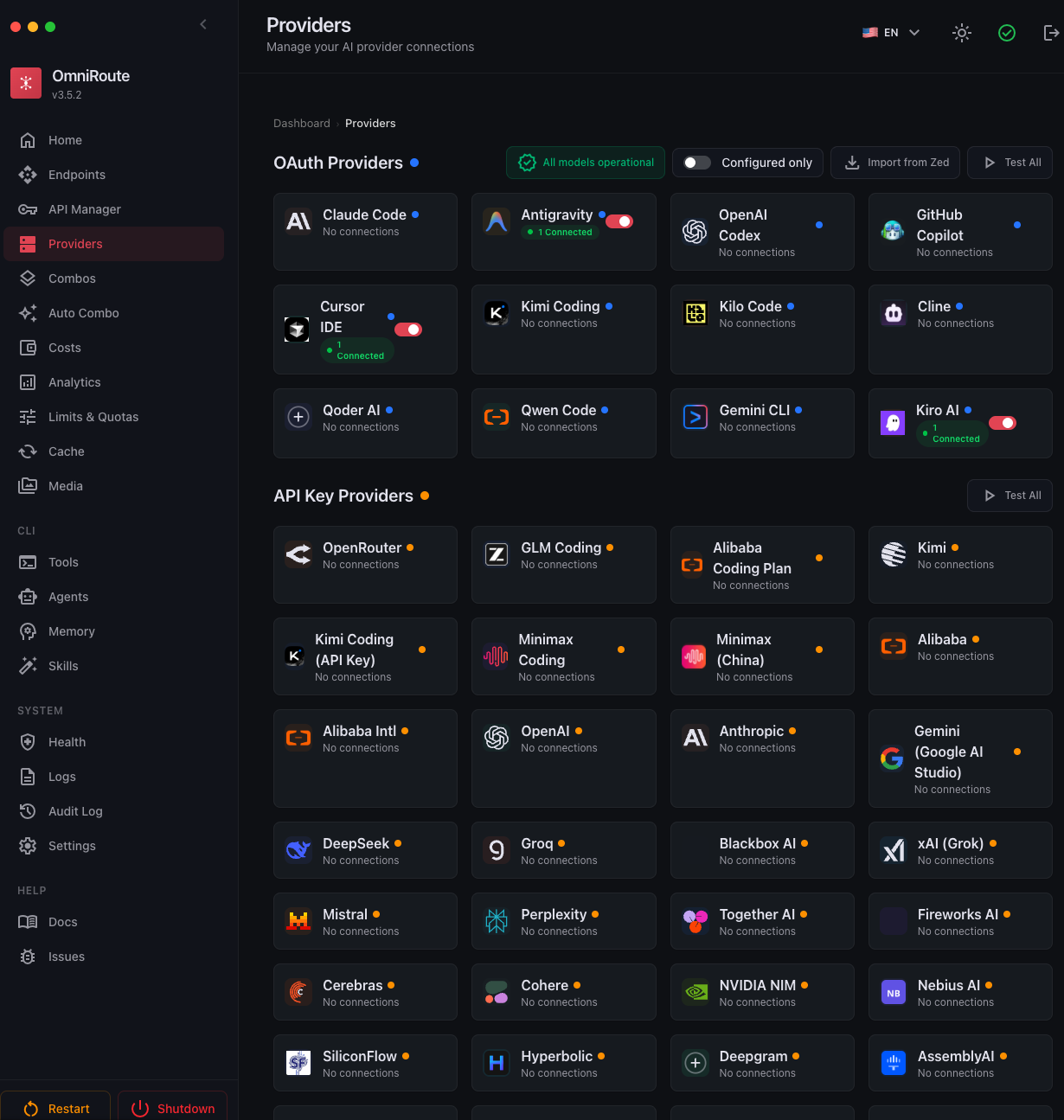 OmniRoute -настройка combo-маршрутов